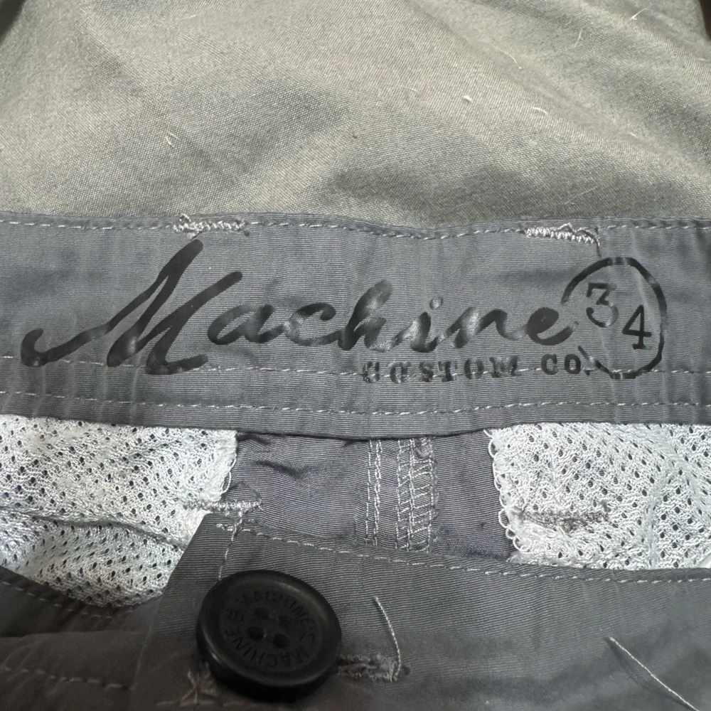 Machine Charcoal Cargo Shorts for Men Size 34 - Picture 3 of 3